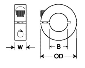 Collare di un pezzo SCS-2 SCS-3 SCS-4 SCS-5 SCS-6 SCS-7 SCS-8 SCS-9 SCS-10 SCS-11 SCS-12 SCS-13 SCS-14 SCS-15 di stile del morsetto