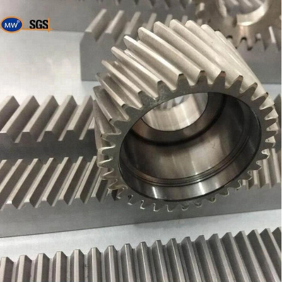 Porcellana Industriale di alta qualità di Mw che incide lo scaffale di ingranaggio d'acciaio M1 M1.5 m2 M2.5 M3 M4 M5 M6 M8 di Cp elicoidale di DP del dente cilindrico per la macchina di CNC fornitore