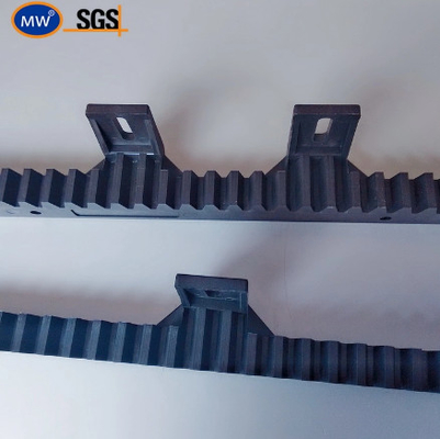 Scaffale di ingranaggio di plastica di nylon del nero professionale di fabbricazione fornitore