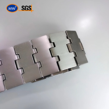 Accessibile in acciaio inossidabile CC13SB CC14SB CC16SB CC18SB CC24SB Flat Top chain Table Top Conveyor Chain For Conveyor fornitore
