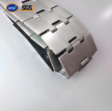 Accessibile in acciaio inossidabile CC13SB CC14SB CC16SB CC18SB CC24SB Flat Top chain Table Top Conveyor Chain For Conveyor fornitore