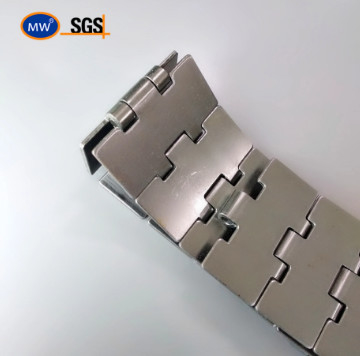Accessibile in acciaio inossidabile CC13SB CC14SB CC16SB CC18SB CC24SB Flat Top chain Table Top Conveyor Chain For Conveyor fornitore