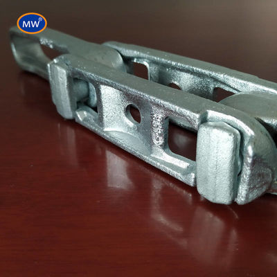 Pin diametro 0,75 pollici caduta Forgiato Rivetless Catena Con 2,5 pollici Link Lunghezza Drop Forgiato Acciaio Heavy Duty Conveyor Catena fornitore