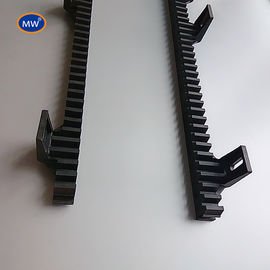 Dispositivo DIN 6 per porta a slitta a denti retti 20 mm di acciaio nero ossido fornitore