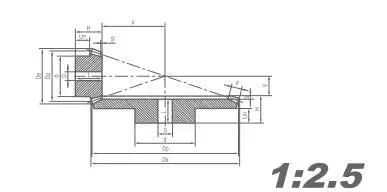 Il prezzo basso su ordinazione professionale di alta precisione della fabbrica stimola gli ingranaggi conici a spirale elicoidali