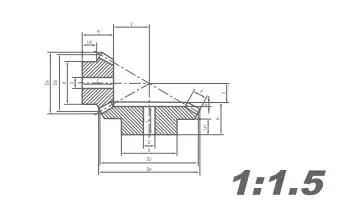 Il prezzo basso su ordinazione professionale di alta precisione della fabbrica stimola gli ingranaggi conici a spirale elicoidali